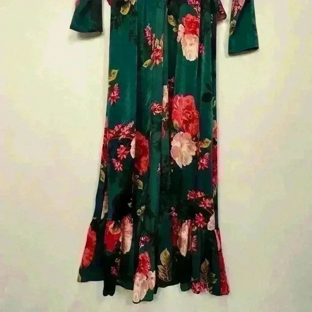 MISA LOS ANGELES Floral Morgan Robe Top Dress romantic feminine - Picture 2 of 15